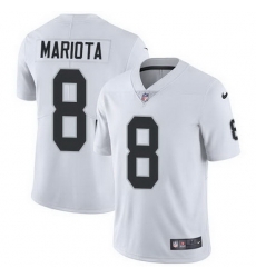 Nike Raiders 8 Marcus Mariota White Men Stitched NFL Vapor Untouchable Limited Jersey Nike Raiders 8 Marcus Mariota White Men Stitched NFL Vapor Untouchable Limited Jersey