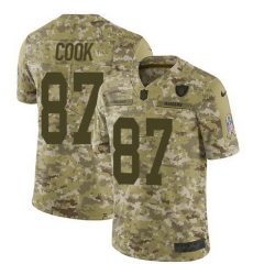 Nike Raiders #87 Jared Cook Camo Mens Stitched NFL Limited 2018 Salute To Service Jersey Nike Raiders #87 Jared Cook Camo Mens Stitched NFL Limited 2018 Salute To Service Jersey
