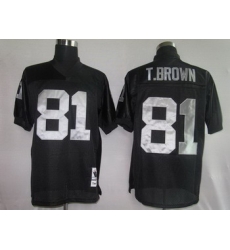 Oakland Raiders 81 T.Brown Black Jerseys Throwback Oakland Raiders 81 T.Brown Black Jerseys Throwback
