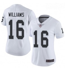 Raiders #16 Tyrell Williams White Women Stitched Football Vapor Untouchable Limited Jersey Raiders #16 Tyrell Williams White Women Stitched Football Vapor Untouchable Limited Jersey