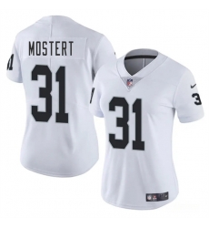 Women Las Vegas Raiders 31 Raheem Mostert White 2025 Vapor Stitched Jersey Women Las Vegas Raiders 31 Raheem Mostert White 2025 Vapor Stitched Jersey