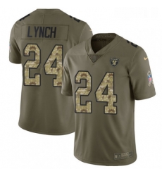 Youth Nike Oakland Raiders 24 Marshawn Lynch Limited OliveCamo 2017 Salute to Service NFL Jersey Youth Nike Oakland Raiders 24 Marshawn Lynch Limited OliveCamo 2017 Salute to Service NFL Jersey
