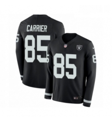 Youth Nike Oakland Raiders 85 Derek Carrier Limited Black Therma Long Sleeve NFL Jersey Youth Nike Oakland Raiders 85 Derek Carrier Limited Black Therma Long Sleeve NFL Jersey