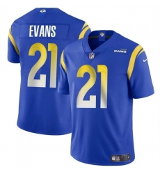 Men Los Angeles Rams 21 Zach Evans Blue 2024 Vapor Untouchable Stitched Football Jersey Men Los Angeles Rams 21 Zach Evans Blue 2024 Vapor Untouchable Stitched Football Jersey