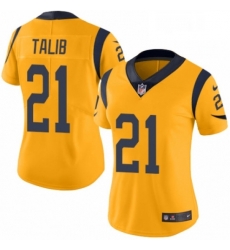 Womens Nike Los Angeles Rams 21 Aqib Talib Limited Gold Rush Vapor Untouchable NFL Jersey Womens Nike Los Angeles Rams 21 Aqib Talib Limited Gold Rush Vapor Untouchable NFL Jersey