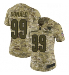 Womens Nike Los Angeles Rams 99 Aaron Donald Limited Camo 2018 Salute to Service NFL Jersey Womens Nike Los Angeles Rams 99 Aaron Donald Limited Camo 2018 Salute to Service NFL Jersey