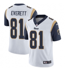 Nike Rams #81 Gerald Everett White Youth Stitched NFL Vapor Untouchable Limited Jersey Nike Rams #81 Gerald Everett White Youth Stitched NFL Vapor Untouchable Limited Jersey