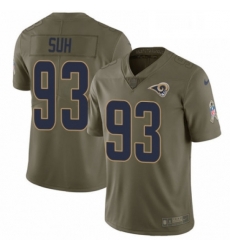Youth Nike Los Angeles Rams 93 Ndamukong Suh Limited Olive 2017 Salute to Service NFL Jersey Youth Nike Los Angeles Rams 93 Ndamukong Suh Limited Olive 2017 Salute to Service NFL Jersey