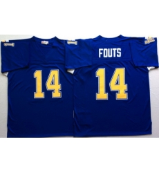 Men Los Angeles Chargers 14 Dan Fouts Blue M&N Throwback Jersey Men Los Angeles Chargers 14 Dan Fouts Blue M&N Throwback Jersey