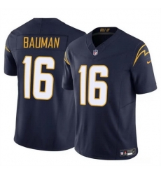 Men Los Angeles Chargers 16 Casey Bauman Navy 2024 F U S E Vapor Limited Stitched Football Jersey Men Los Angeles Chargers 16 Casey Bauman Navy 2024 F U S E Vapor Limited Stitched Football Jersey