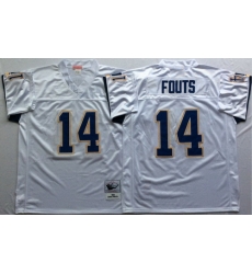 Mitchell And Ness 1994 Chargers #14 Dan Fouts white Throwback Stitched NFL Jersey Mitchell And Ness 1994 Chargers #14 Dan Fouts white Throwback Stitched NFL Jersey