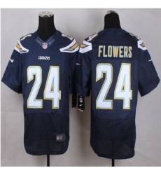 New San Diego Chrgers #24 Brandon Flowers Navy Blue Team Color Men Stitched NFL New Elite Jersey New San Diego Chrgers #24 Brandon Flowers Navy Blue Team Color Men Stitched NFL New Elite Jersey