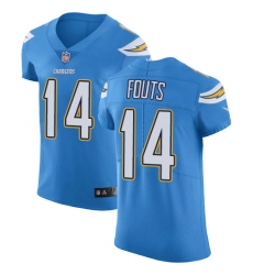 Nike Chargers #14 Dan Fouts Electric Blue Alternate Mens Stitched NFL Vapor Untouchable Elite Jersey Nike Chargers #14 Dan Fouts Electric Blue Alternate Mens Stitched NFL Vapor Untouchable Elite Jersey