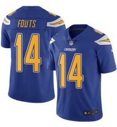 Nike Chargers #14 Dan Fouts Electric Blue Mens Stitched NFL Limited Rush Jersey Nike Chargers #14 Dan Fouts Electric Blue Mens Stitched NFL Limited Rush Jersey
