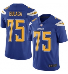 Nike Chargers 75 Bryan Bulaga Electric Blue Men Stitched NFL Limited Rush Jersey Nike Chargers 75 Bryan Bulaga Electric Blue Men Stitched NFL Limited Rush Jersey