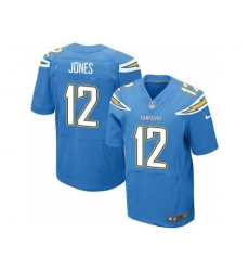 Nike San Diego Chargers 12 Jacoby Jones Blue Elite NFL Jersey Nike San Diego Chargers 12 Jacoby Jones Blue Elite NFL Jersey