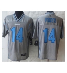 Nike San Diego Chargers 14 Dan Fouts Grey Vapor Elite NFL Jersey Nike San Diego Chargers 14 Dan Fouts Grey Vapor Elite NFL Jersey