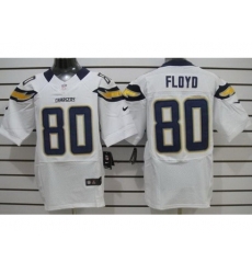 Nike San Diego Chargers 80 Malcom Floyd White Elite NFL Jersey Nike San Diego Chargers 80 Malcom Floyd White Elite NFL Jersey