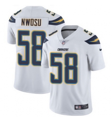 Nike Chargers #58 Uchenna Nwosu White Youth Stitched NFL Vapor Untouchable Limited Jersey Nike Chargers #58 Uchenna Nwosu White Youth Stitched NFL Vapor Untouchable Limited Jersey