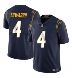 Youth Los Angeles Chargers 4 Gus Edwards Navy Vapor Untouchable Limited Stitched Jersey Youth Los Angeles Chargers 4 Gus Edwards Navy Vapor Untouchable Limited Stitched Jersey