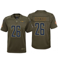 youth chargers casey hayward olive 2017 salute to service jersey youth chargers casey hayward olive 2017 salute to service jersey