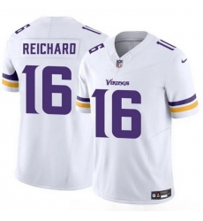 Men Minnesota Vikings 16 Will Reichard White 2024 F U S E Vapor Untouchable Limited Stitched Jersey Men Minnesota Vikings 16 Will Reichard White 2024 F U S E Vapor Untouchable Limited Stitched Jersey