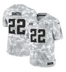 Men Minnesota Vikings 22 Harrison Smith 2024 F U S E Arctic Camo Salute To Service Limited Stitched Football Jersey Men Minnesota Vikings 22 Harrison Smith 2024 F U S E Arctic Camo Salute To Service Limited Stitched Football Jersey