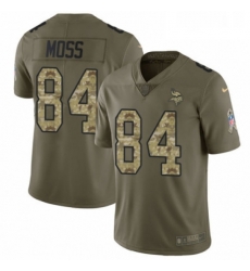 Mens Nike Minnesota Vikings 84 Randy Moss Limited OliveCamo 2017 Salute to Service NFL Jersey Mens Nike Minnesota Vikings 84 Randy Moss Limited OliveCamo 2017 Salute to Service NFL Jersey