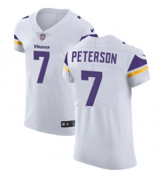 Nike Minnesota Vikings 7 Patrick Peterson White Men Stitched NFL New Elite Jersey Nike Minnesota Vikings 7 Patrick Peterson White Men Stitched NFL New Elite Jersey