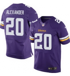 Nike Vikings #20 Mackensie Alexander Purple Team Color Mens Stitched NFL Elite Jersey Nike Vikings #20 Mackensie Alexander Purple Team Color Mens Stitched NFL Elite Jersey