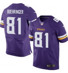 Nike Vikings #81 Moritz Boehringer Purple Team Color Mens Stitched NFL Elite Jersey Nike Vikings #81 Moritz Boehringer Purple Team Color Mens Stitched NFL Elite Jersey