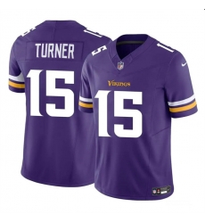 Youth Minnesota Vikings 15 Dallas Turner Purple 2024 Draft F U S E Vapor Untouchable Limited Stitched Jersey Youth Minnesota Vikings 15 Dallas Turner Purple 2024 Draft F U S E Vapor Untouchable Limited Stitched Jersey