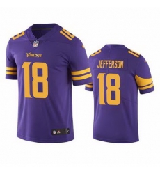 Youth Minnesota Vikings Justin Jefferson #18 Rush Color Stitched NFL Jersey Youth Minnesota Vikings Justin Jefferson #18 Rush Color Stitched NFL Jersey