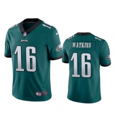Men Philadelphia Eagles 16 Quez Watkins 2022 Green Vapor Untouchable Limited Stitched Jersey Men Philadelphia Eagles 16 Quez Watkins 2022 Green Vapor Untouchable Limited Stitched Jersey