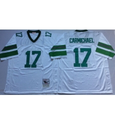 Men Philadelphia Eagles 17 Harold Carmichael White M&N Throwback Jersey Men Philadelphia Eagles 17 Harold Carmichael White M&N Throwback Jersey