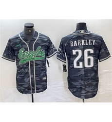 Men Philadelphia Eagles 26 Saquon Barkley White Gold Cool Base Baseball Stitched Jersey Men Philadelphia Eagles 26 Saquon Barkley White Gold Cool Base Baseball Stitched Jersey