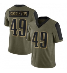 Men Philadelphia Eagles 49 Alex Singleton Olive Limited 2021 Salute To Service Nike Jersey Men Philadelphia Eagles 49 Alex Singleton Olive Limited 2021 Salute To Service Nike Jersey