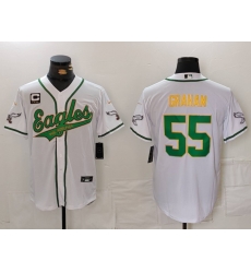 Men Philadelphia Eagles 55 Brandon Graham White Gold With 4 Star C Patch Cool Base Stitched Baseball Jersey Men Philadelphia Eagles 55 Brandon Graham White Gold With 4 Star C Patch Cool Base Stitched Baseball Jersey