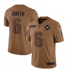 Men Philadelphia Eagles 6 DeVonta Smith 2023 Brown Salute To Service Limited Stitched Football Jersey Men Philadelphia Eagles 6 DeVonta Smith 2023 Brown Salute To Service Limited Stitched Football Jersey