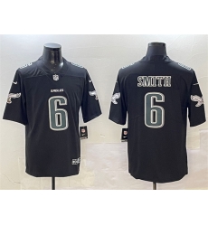 Men Philadelphia Eagles 6 DeVonta Smith Black Fashion New Vapor Untouchable Limited Stitched Football Jersey Men Philadelphia Eagles 6 DeVonta Smith Black Fashion New Vapor Untouchable Limited Stitched Football Jersey