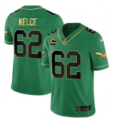 Men Philadelphia Eagles 62 Jason Kelce Green black Vapor Untouchable Limited Stitched Football Jersey Men Philadelphia Eagles 62 Jason Kelce Green black Vapor Untouchable Limited Stitched Football Jersey