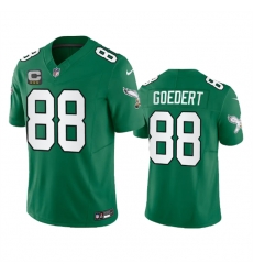 Men Philadelphia Eagles 88 Dallas Goedert Green 2023 F U S E With C Patch Vapor Untouchable Stitched Football Jersey Men Philadelphia Eagles 88 Dallas Goedert Green 2023 F U S E With C Patch Vapor Untouchable Stitched Football Jersey