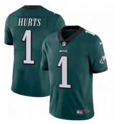 Men Philadelphia Eagles Jalen Hurts 1 Limited Green Vapor Untouchable NFL Jersey Men Philadelphia Eagles Jalen Hurts 1 Limited Green Vapor Untouchable NFL Jersey