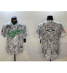 Men Philadelphia Eagles big logo 2024 F U S E Arctic Camo Salute To Service Limited Stitched Jersey 3 Men Philadelphia Eagles big logo 2024 F U S E Arctic Camo Salute To Service Limited Stitched Jersey 3