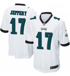 Mens Nike Philadelphia Eagles 17 Alshon Jeffery Game White NFL Jersey Mens Nike Philadelphia Eagles 17 Alshon Jeffery Game White NFL Jersey