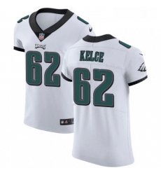 Mens Nike Philadelphia Eagles 62 Jason Kelce White Vapor Untouchable Elite Player NFL Jersey Mens Nike Philadelphia Eagles 62 Jason Kelce White Vapor Untouchable Elite Player NFL Jersey