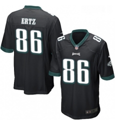 Mens Nike Philadelphia Eagles 86 Zach Ertz Game Black Alternate NFL Jersey Mens Nike Philadelphia Eagles 86 Zach Ertz Game Black Alternate NFL Jersey