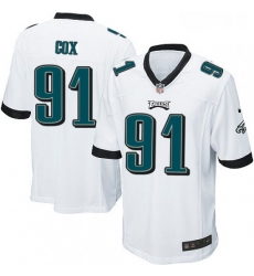 Mens Nike Philadelphia Eagles 91 Fletcher Cox Game White NFL Jersey Mens Nike Philadelphia Eagles 91 Fletcher Cox Game White NFL Jersey