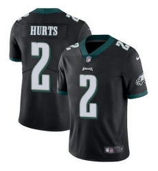 Nike Eagles 2 Jalen Hurts Black Alternate Men Stitched NFL Vapor Untouchable Limited Jersey Nike Eagles 2 Jalen Hurts Black Alternate Men Stitched NFL Vapor Untouchable Limited Jersey