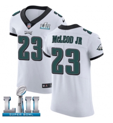 Nike Eagles #23 Rodney McLeod Jr White Super Bowl LII Mens Stitched NFL Vapor Untouchable Elite Jersey Nike Eagles #23 Rodney McLeod Jr White Super Bowl LII Mens Stitched NFL Vapor Untouchable Elite Jersey